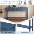 Rustic Entryway Console Table, 60
