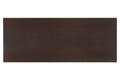 Cappuccino Oak Desk Mahogany Mdf