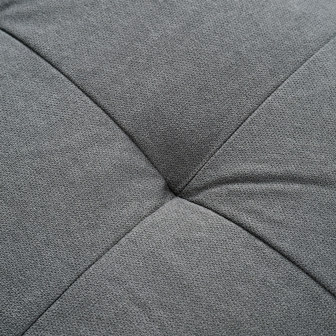 U Shaped Sectional Couch Convertible Sectional Couch With Double Chaise 6 Seat Sectional Sofa For Living Room Grey Fabric 6 Seat