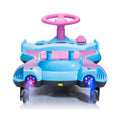 12V Kids Ride On Electric Toy,360 Degree Drift In Place,Spray Function,Front&Side Lights Design,Usb Mp3,Bluetooth,Music, 3.73 4.35 Mph,Easy Installation,Ultimate Cool Operation For Kids Aged 3 . Purple 100 149 Lbs Polypropylene