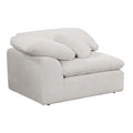 Naveen Modular Armless Chair, Ivory Linen Lv55130 Ivory Upholstered 1 Seat
