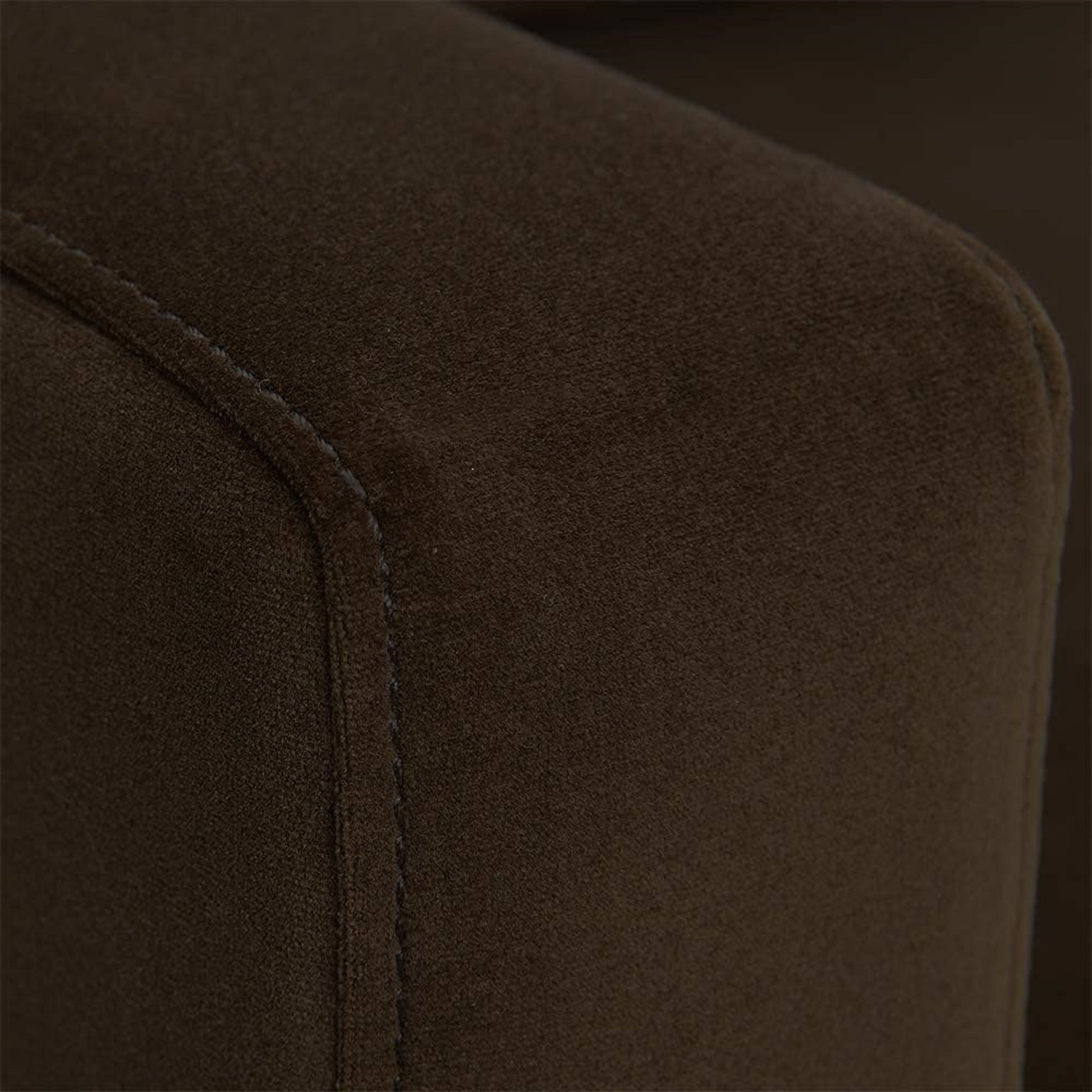 1Pc Mid Century Modern Upholstered Living Room Arm Chair Brown Microfiber Wood Fabric Brown Primary Living Space Contemporary,Mid Century Modern,Modern Foam Wood