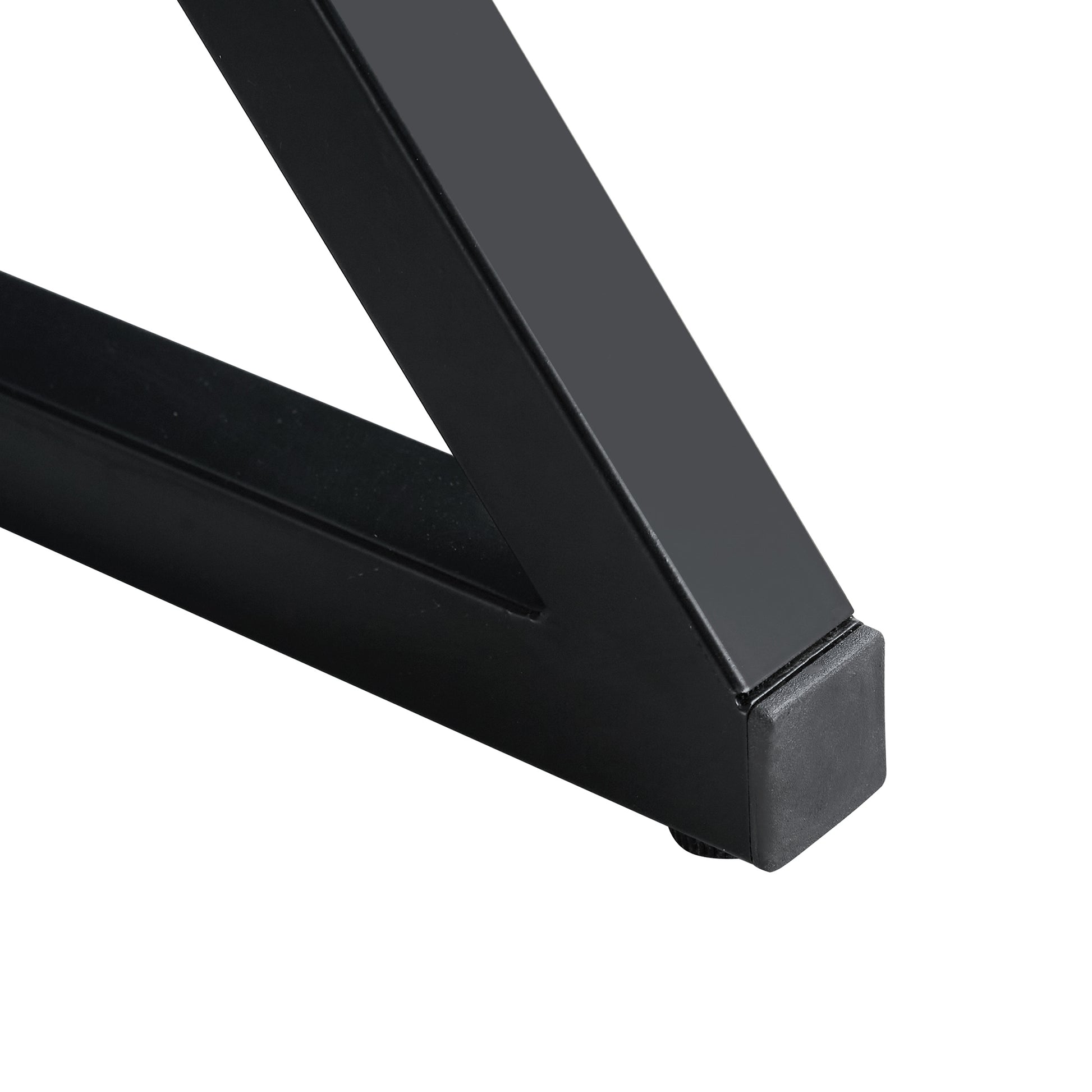 A Modern Minimalist Style Marble Patterned Coffee Table With Black Metal Legs. Computer Desk. Game Table. Tea Table. Ct Xx White Black Sintered Stone