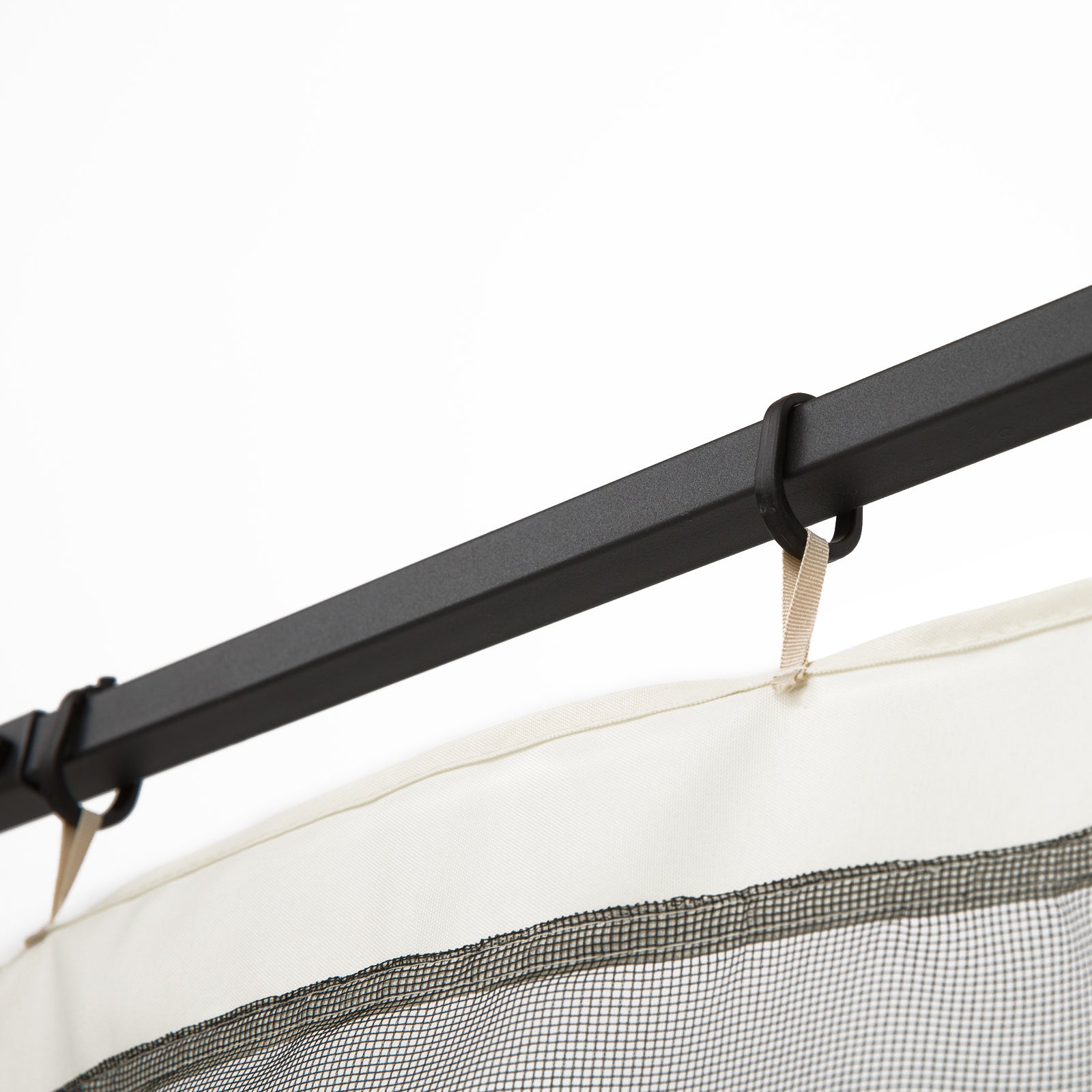 Outsunny 10' X 12' Universal Replacement Mesh Sidewall Netting For Patio Gazebos And Canopy Tents With Zippers, Sidewall Only , Beige Cream White Polyester