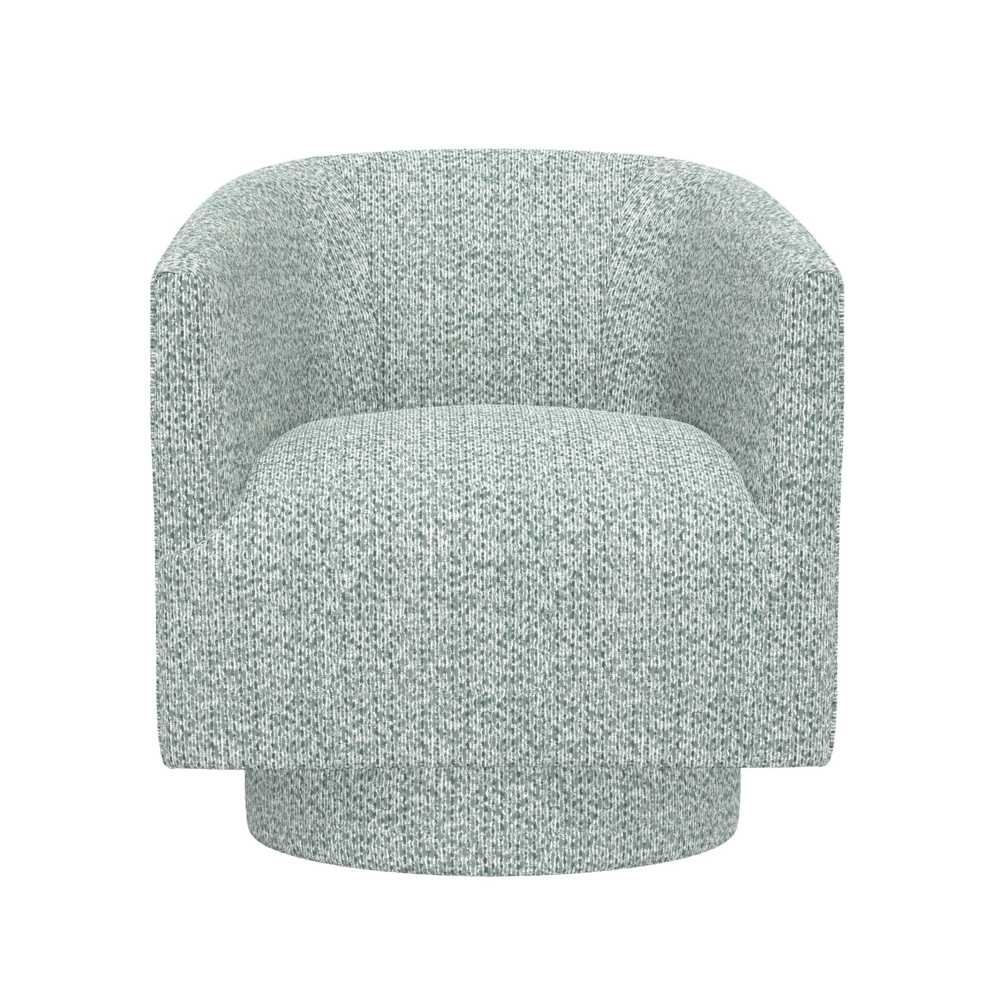 Bralin Blue Swivel Accent Chair Blue Foam Engineered Wood