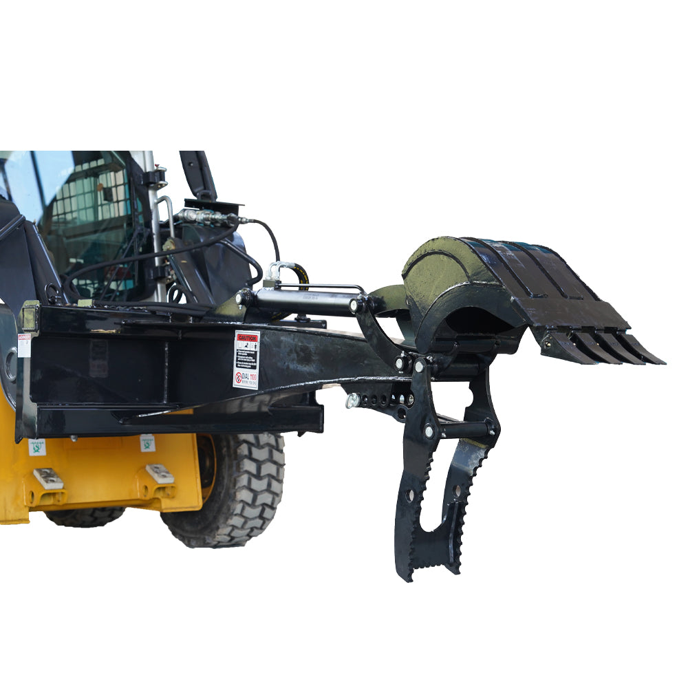 Skid Steer Attachmnets Backhoe Digger Bucket Black Iron