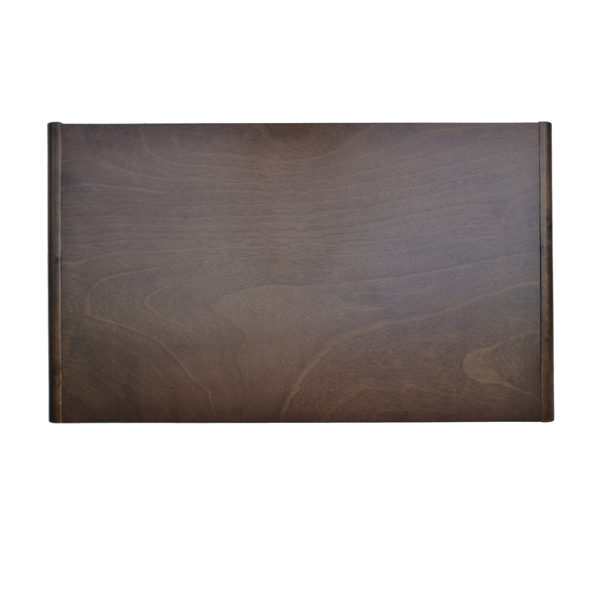 Tina Writing Desk Brown Solid Wood Mdf