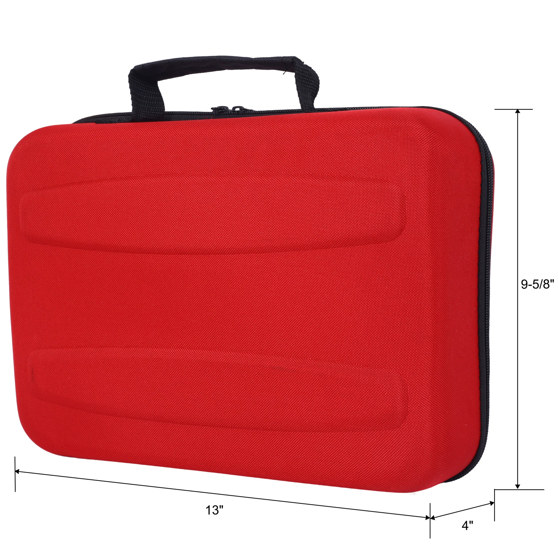 Auto Safety Emergency Kit, Emergency Car Kit With Portable Air Compressor Red Abs