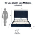 Peyton Upholstered Queen Bed 54