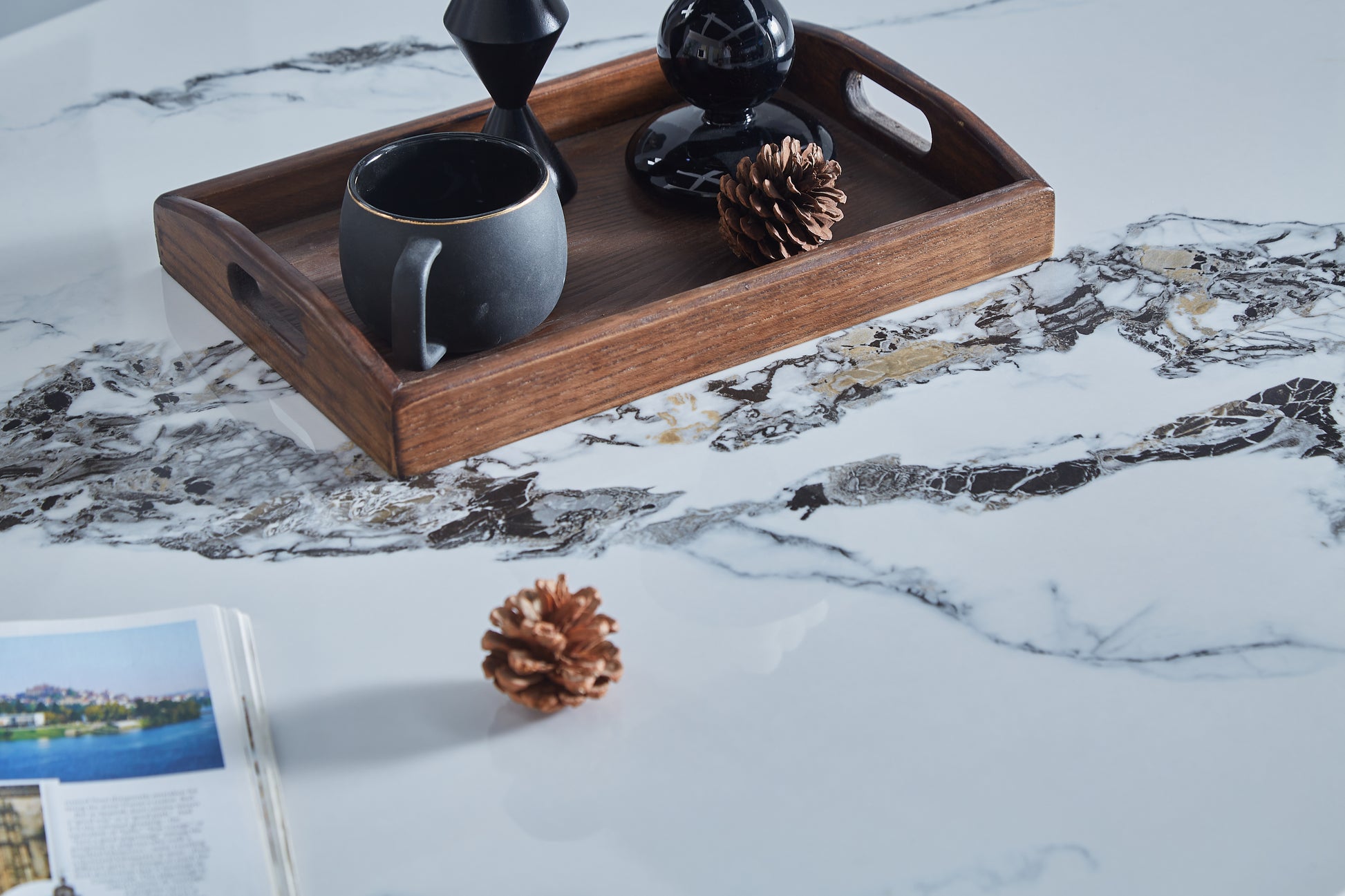 Luxurious Faux Marble Mdf Dinning Table For 6 Or 8, Rectangular 63"L*35.4"W*29.8"H, Thick And Solid Stainless Steel Legs Modern, Sturdy And Du Rable, Easy To Assemble For Kitchen Living Room Meeting White Gray Seats 6 Ergonomic Kitchen