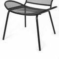 Nevada Chair Mp2 1Ctn 2Pcs Matte Black Iron