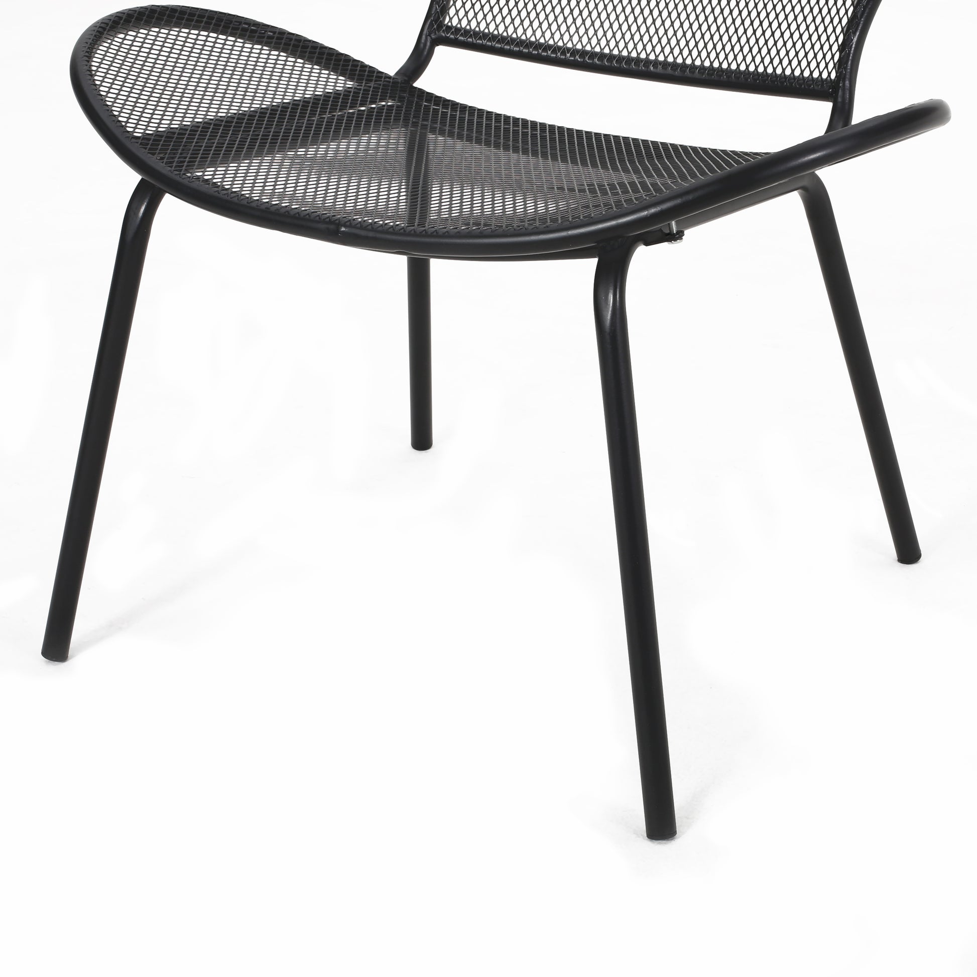 Nevada Chair Mp2 1Ctn 2Pcs Matte Black Iron