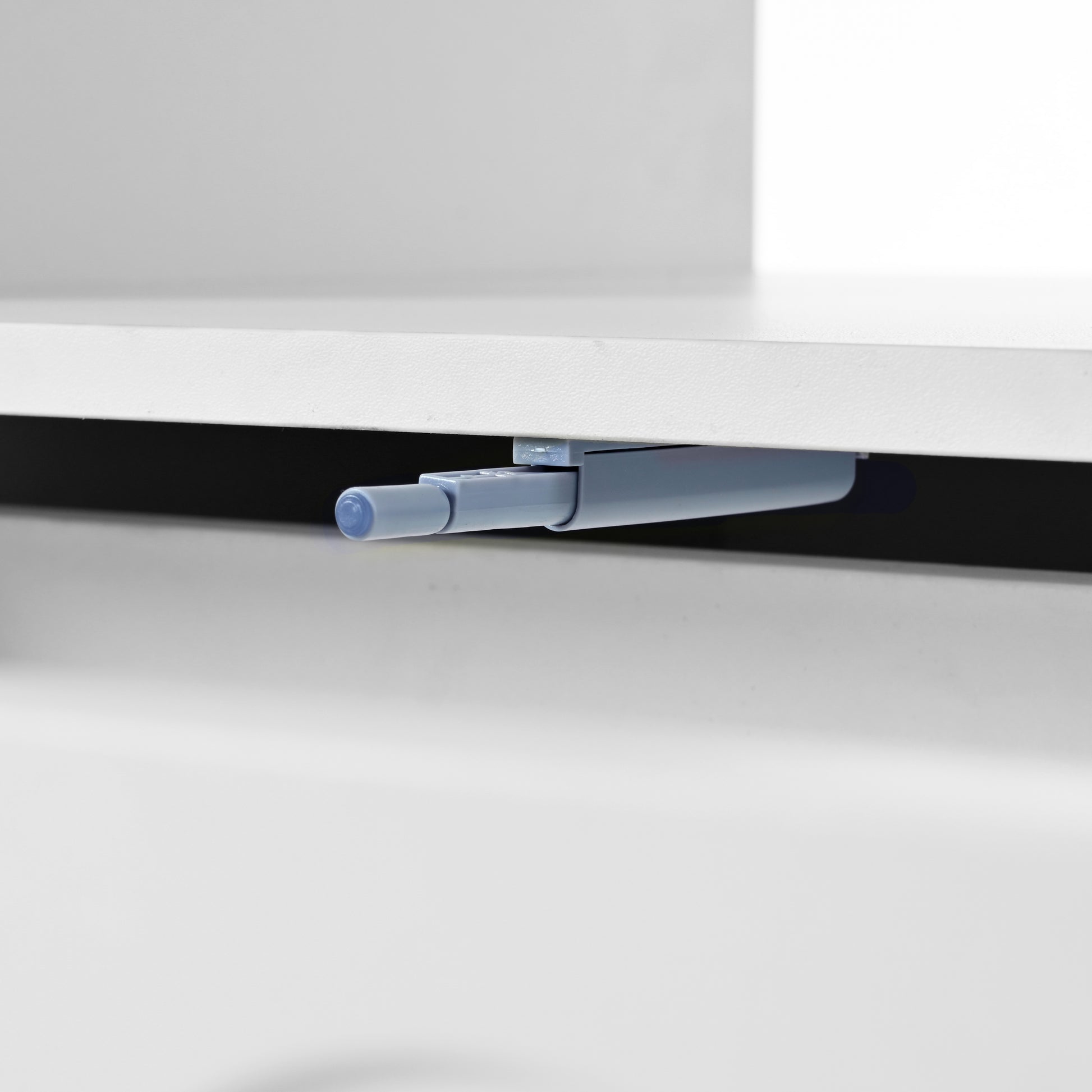 Flexible Cream Style Coffee Table With 2 Brake Wheels, Cloud Top Side Table With Drawer, Irregular Center Table With Large Storage For Living Room, White, 39.37''X 23.6'' White Particle Board