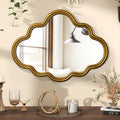 Cloud Shape Gold Wall Mirror Antique Gold Antique,Art Deco,Classic,Luxury,Vintage Mirror,Pu