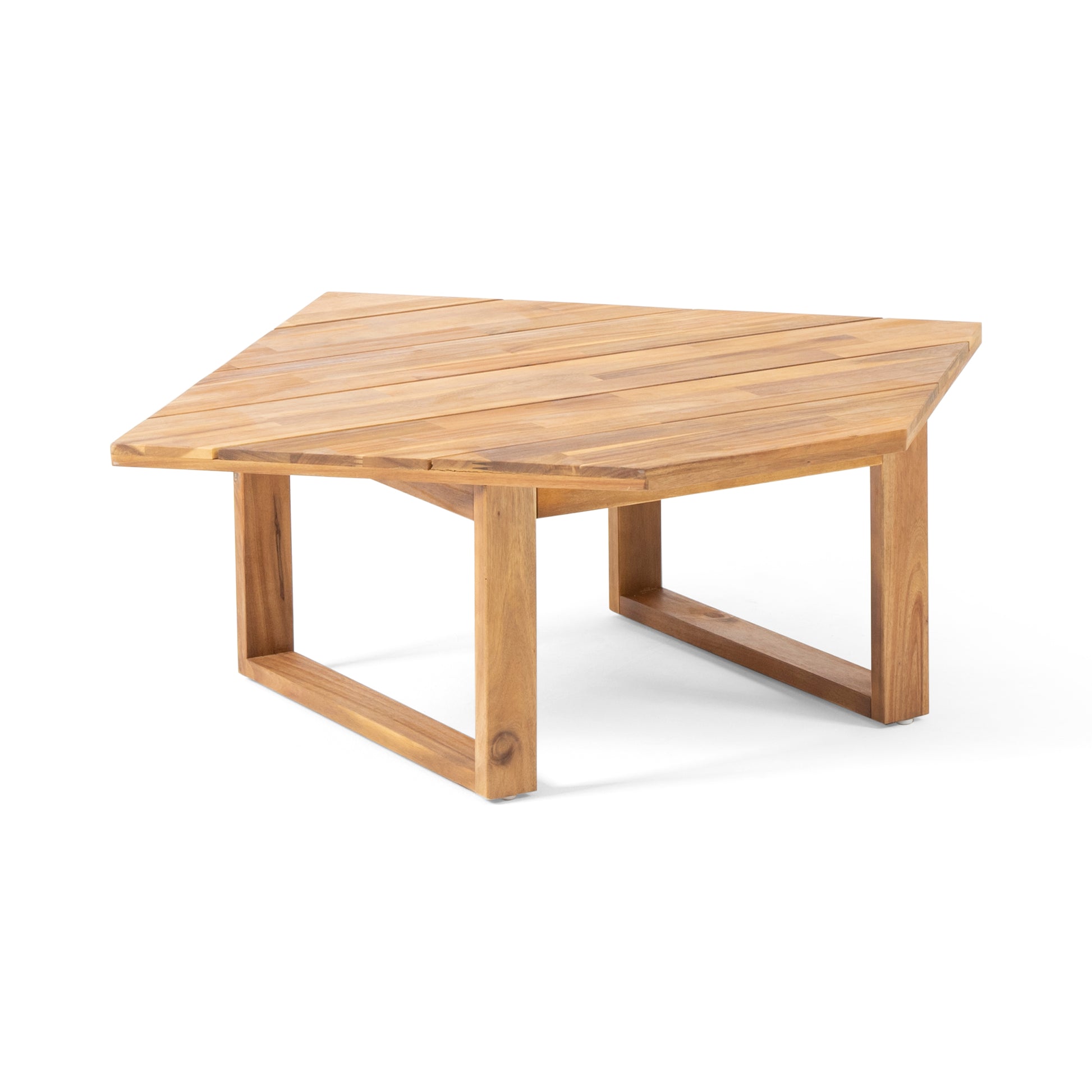 Mirabelle 5 Seater Sectional Sofa Set With Cushions, Dark Teal Teal Acacia Wood