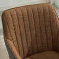 Ts Leisure Chair Dining Chair Black Brown Grey Linen