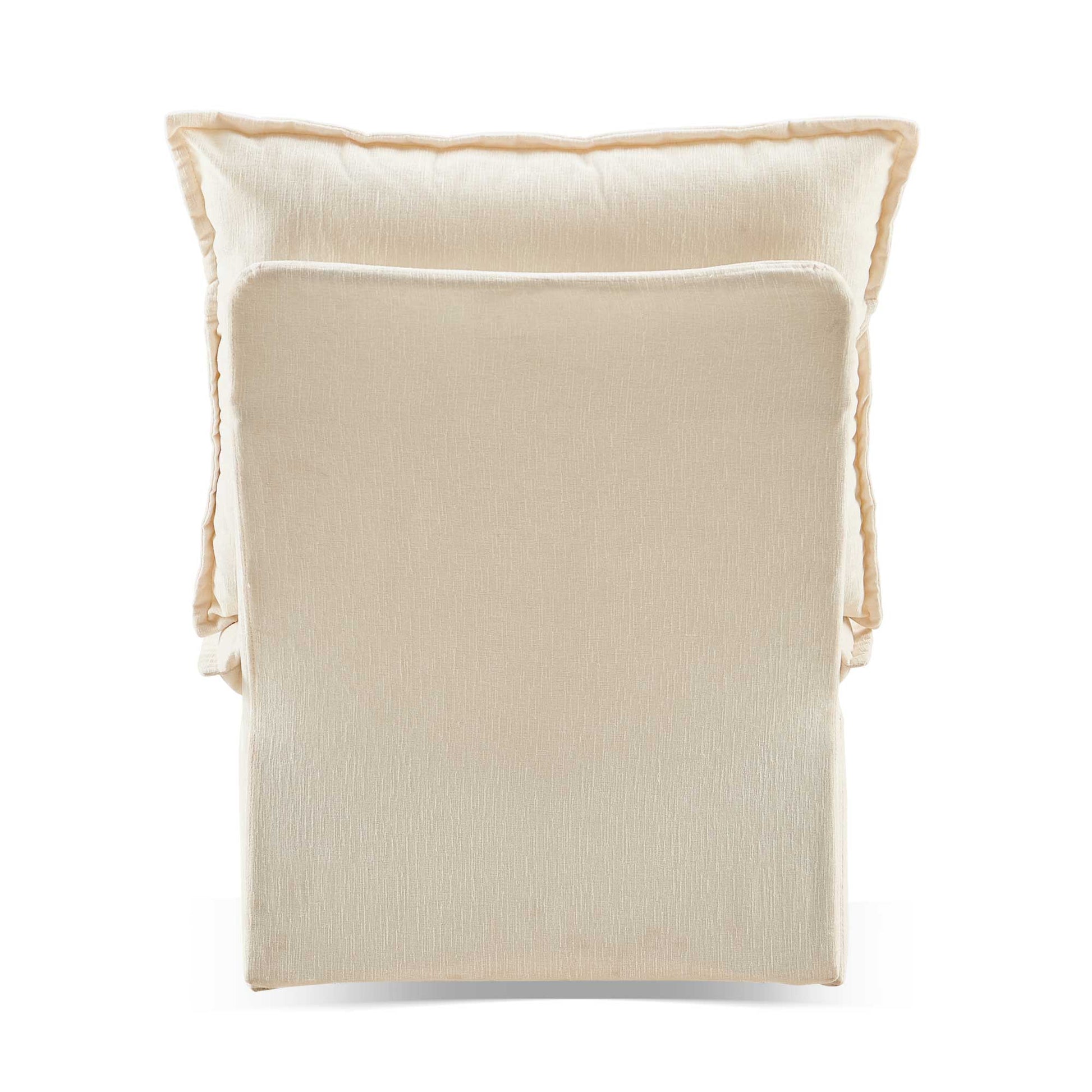 Detachable Off White Chenille Single 360 Swivel Rocking Rocker,360 Swivel Sofa Chair & Single Sofa Lounge, Comfortable Seating For Living Room & Bedroom,Off White Sofa 1Pc Off White Primary Living Space Modern Foam Chenille