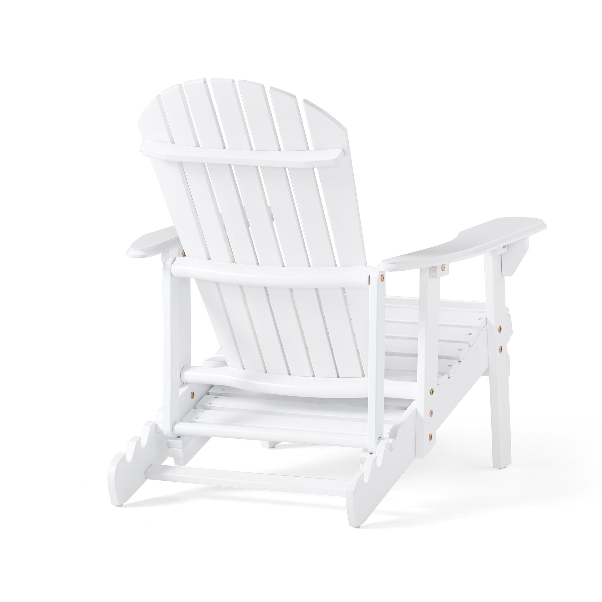 Malibu Reclining Adirondack Chair White Acacia Wood