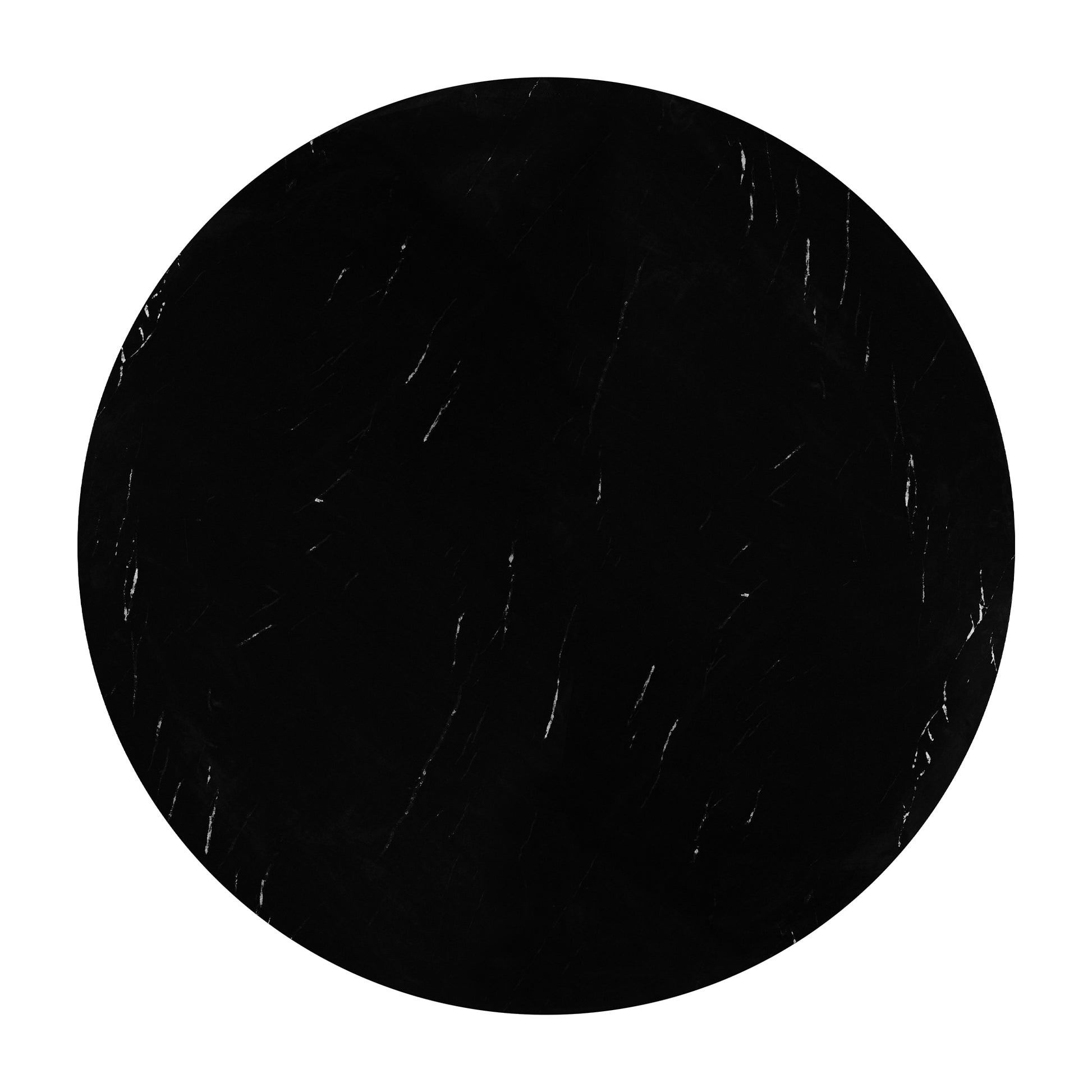 5 Piece Round Dining Table Set, 43 Inch Modern Dining Table And 4 Upholstered Chairs For Dining Room, Kitchen Room, Living Room, Easy Assembly Upholstered Chair Grey Black Dining Room American Design,Farmhouse,Mid Century Modern,Modern Round Round Fabric