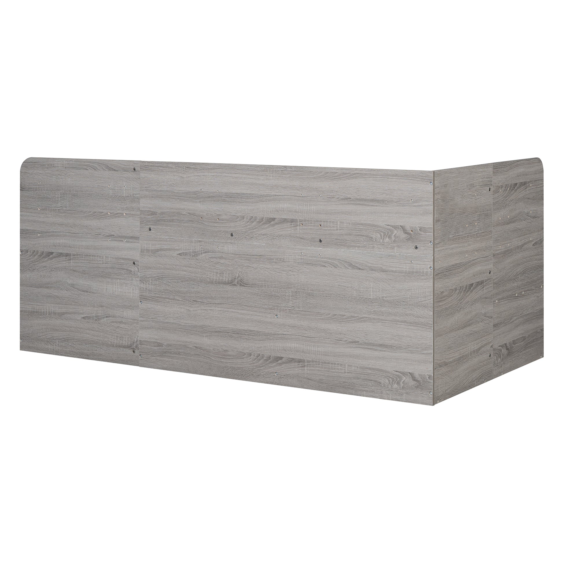 Twin Size Daybed With Three Drawers And Three Storage Compartments, Gray Twin Gray Mdf