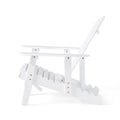 Malibu Reclining Adirondack Chair White Acacia Wood