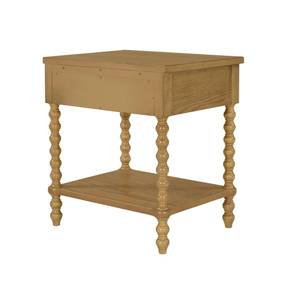 Nightstand Natural See Below Natural Wood