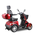 Xl3D4L Electric Mobility Recreational Travel Scooter For Adults,Mobility Scooters For Seniors, 4 Wheel Powered Mobility Scooters Red Abs Pc Abs Pc