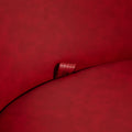 Upholstered Swivel Barrel Armchair With Storage Modern Living Room Side Chair For Bedroom Office Reading Spaces Pu Red Red Foam Upholstered