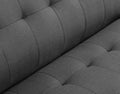 Browning Gray Sofa Gray Foam Engineered Wood 3 Seat