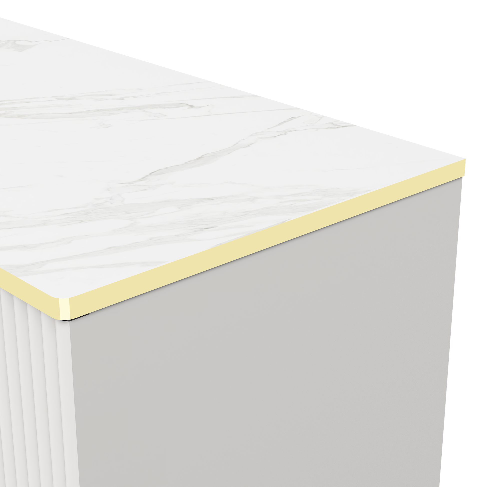 Four Doors And Two Drawers,Modern Sideboard Buffet Cabinet Storage Cabinet For Living Room,Kitchen,Dining Room,Hallway,White White White Dining Room Modern Drawers Included Mdf,Particle Board