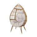Serina Teardrop Chair Natural Iron