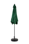 9Ft Outdoor Patio Umbrella Outdoor Table Umbrella With Push Button Tilt And Crank, Market Umbrella 6 Sturdy Ribsdeck, Backyard, Pool Base Not Included Dark Green Dark Green Garden & Outdoor Steel