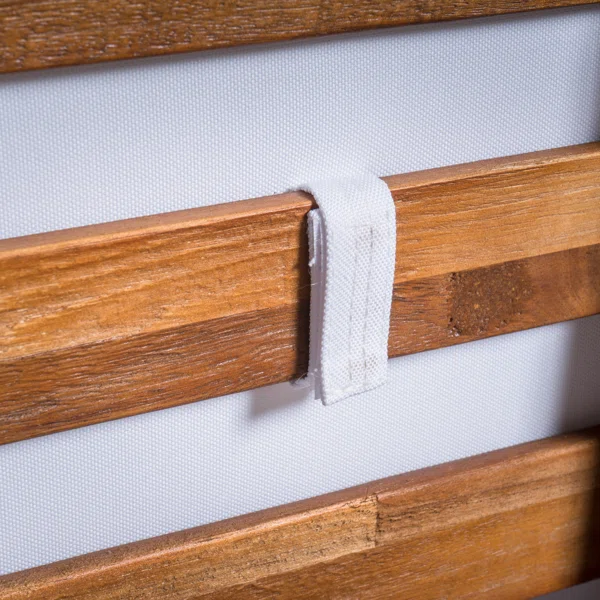 Hillcrest 2 Seater Sofa Right Side, White White Acacia Wood