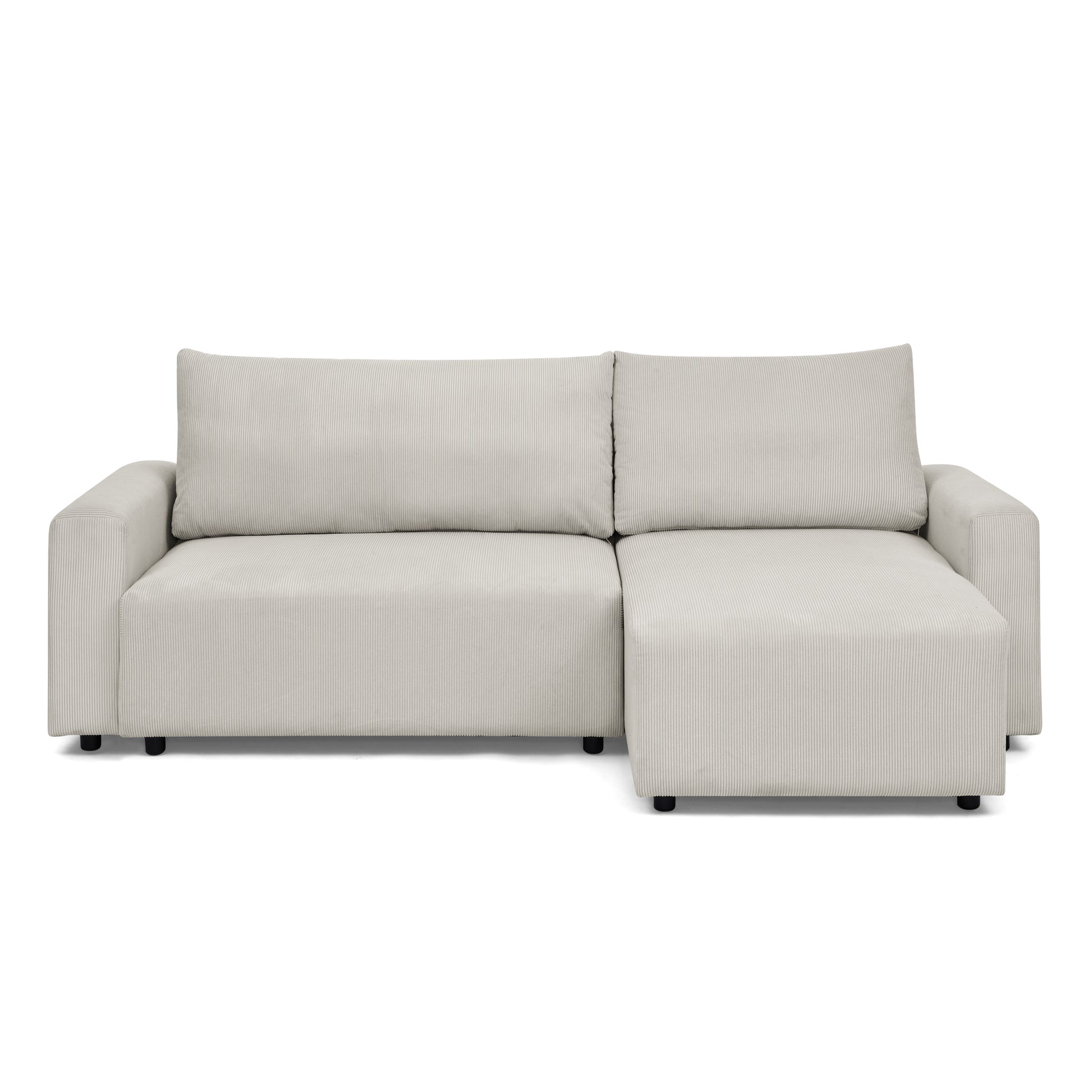 Modular Corduroy Upholstered 3 Seater Sofa Bed With Storage For Home Apartment Office Living Room, Free Combination, L Shapedbeige Beige Wood Primary Living Space Medium Soft Pillow Back Eucalyptus Square Arms Foam Corduroy 3 Seat