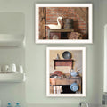 2 Piece Vignette Home Sweet Home White Framed Wall Art For Living Room, Bedroom Wall Art Print For Home Decor By Billy Jacobs Multicolor Wood Paper
