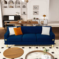 Fx P85 3S Bu 3 Seats Sofa Blue Velvet 3 Seat