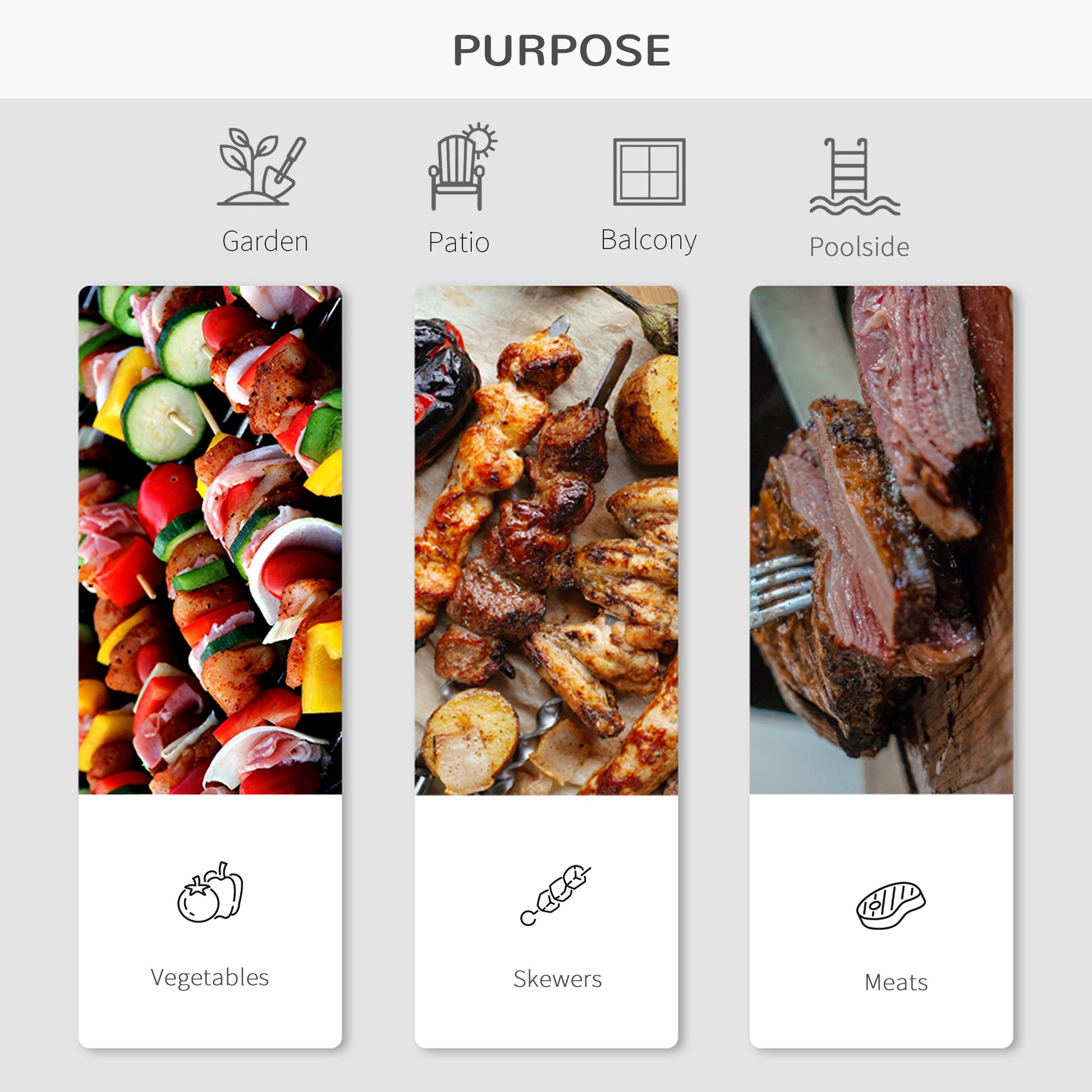 Outsunny 14" Portable Charcoal Grill, Tabletop Small Bbq Grill For Outdoor Cooking, Camping, Tailgating, Enamel Coated, Vent, Folding Legs, Black Black Iron