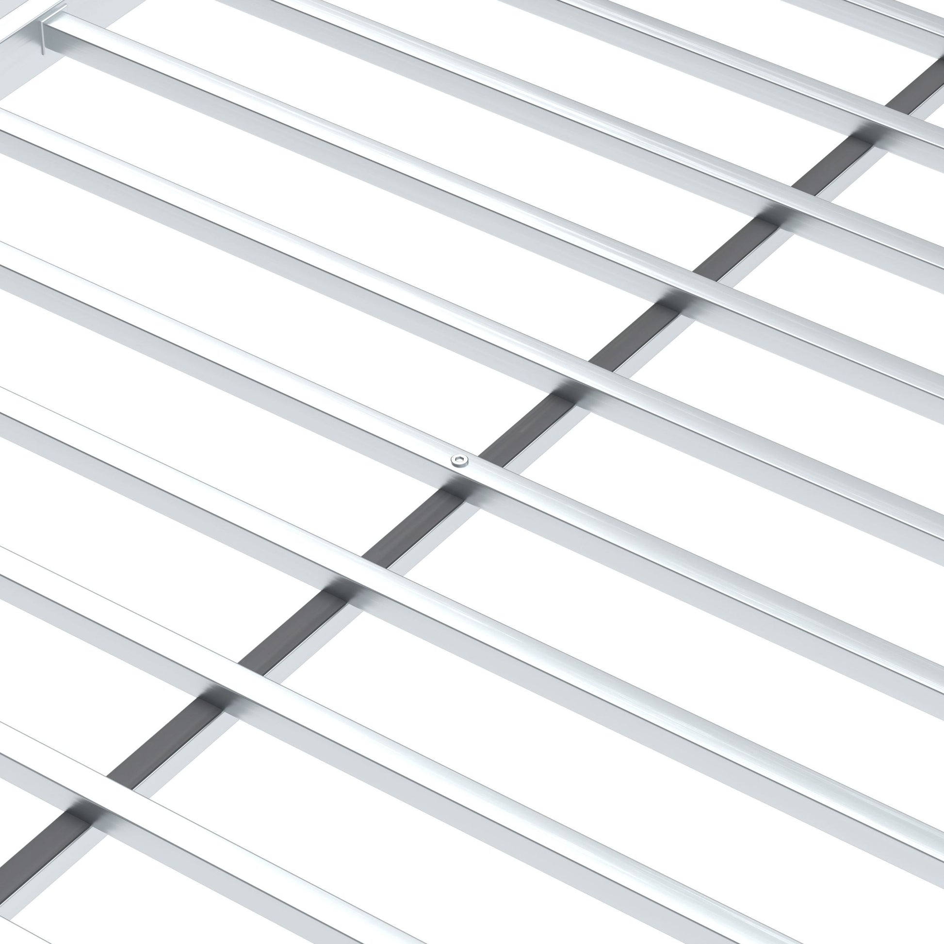 Heavy Duty Sturdy Meta Twin Over Twin With Trundle Bunk Bed L Noise Reduced Safety Guardrail No Box Spring Needed,Gray Silver Twin Gray Silver Metal