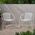 Georgia Chair Set Of 2 White Iron