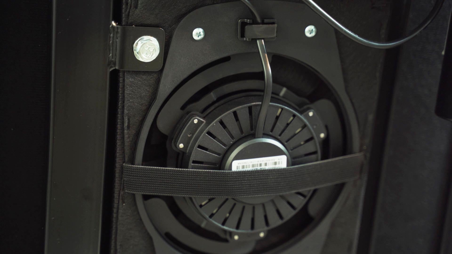 Goodvibesleep Immersive Sound Flex Head Adjustable Base, Queen Size Queen Gray Metal Waterproof Fabric