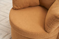029 Teddy Fabric Swivel And Storage Chair With Back Cushion For Living Room,Khaki Khaki Primary Living Space Modern Foam Teddy