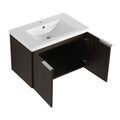 72 Inch Soft Close Doors Bathroom Vanity With Sink, A Small Storage Shelves, 30