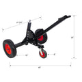 2 In 1 Heavy Duty 1,500Lbs Trailer Dolly Load Capacity, Trailer Mover 2
