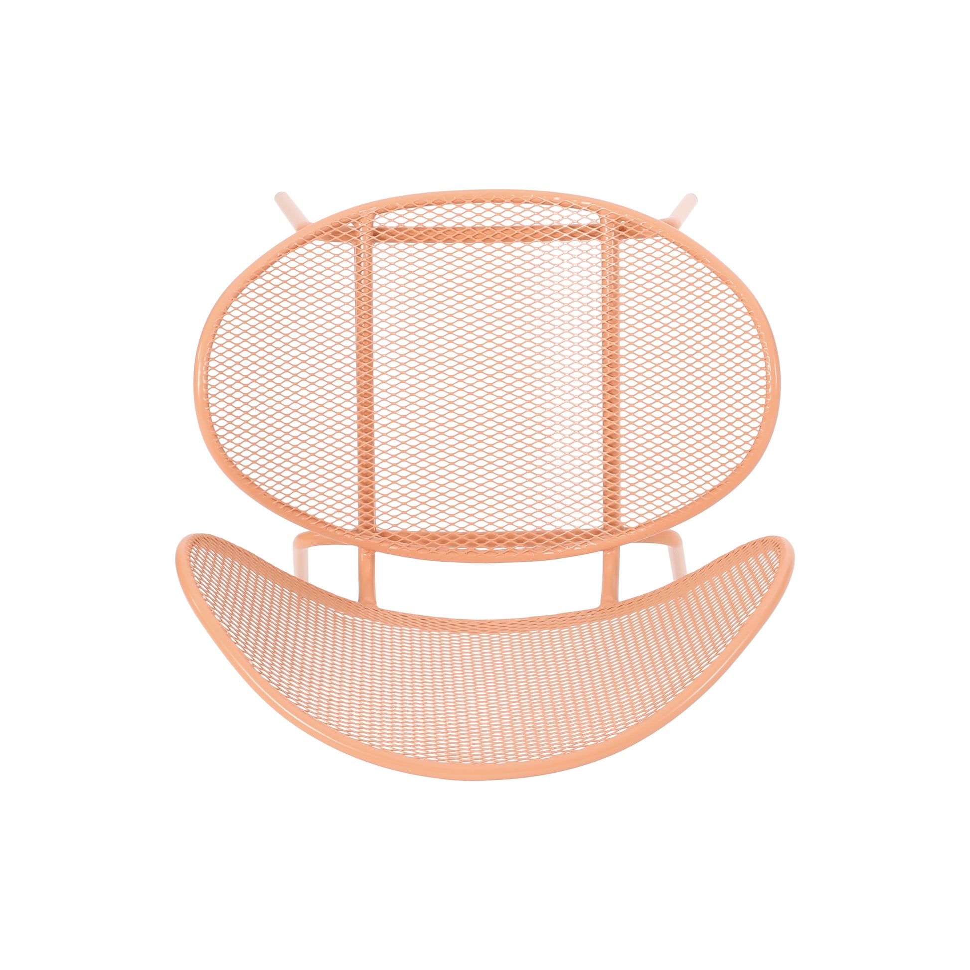 Elba Chair Set Of 2 Orange Iron