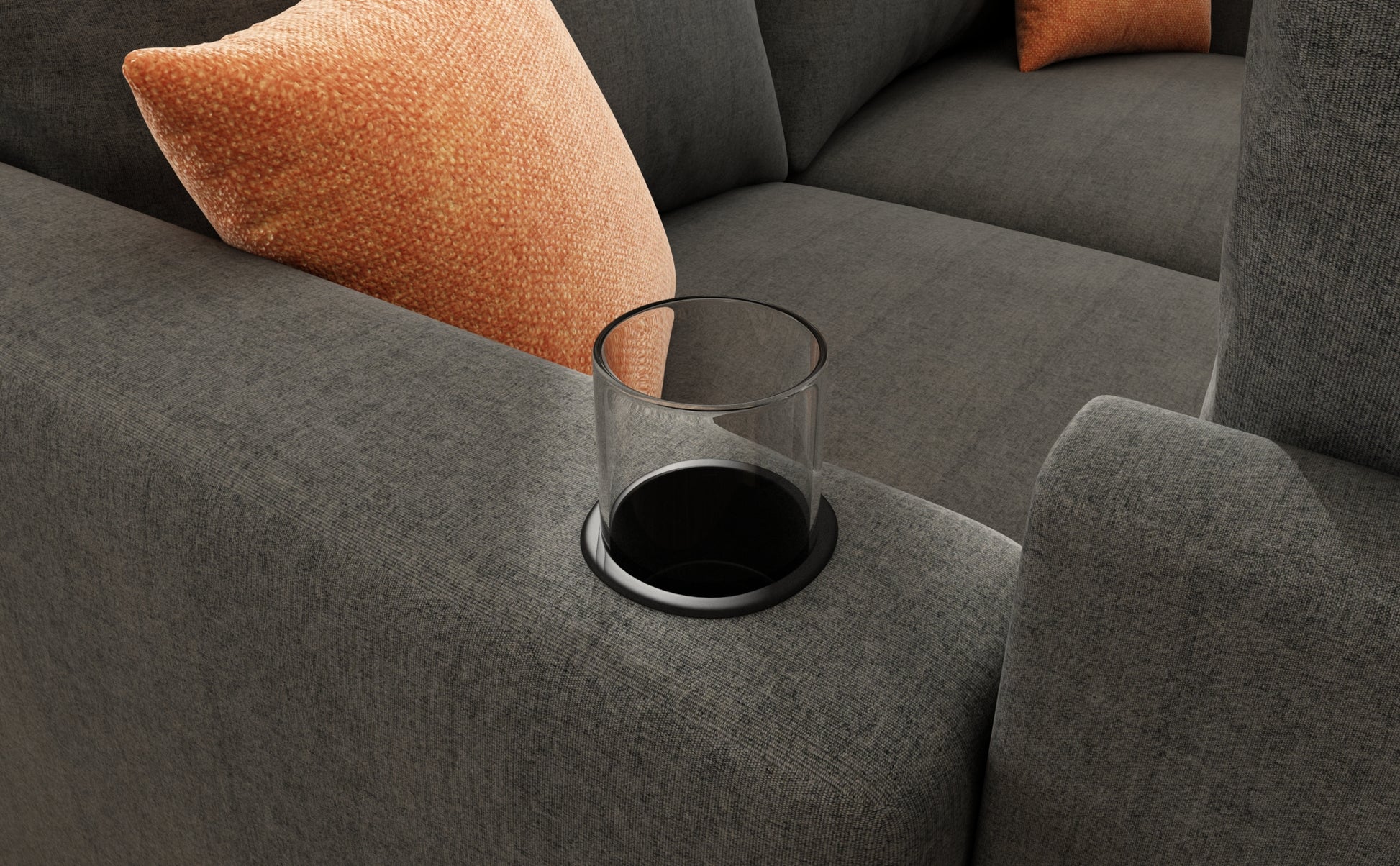 Modern Large Sectional Sofa, U Shape Modular Sectional Couch With Storage Function,123" Sofa Bed With Ottoman,6 Seat Sectionals Chaise For Living Room,Chenille Grey Fabric 6 Seat