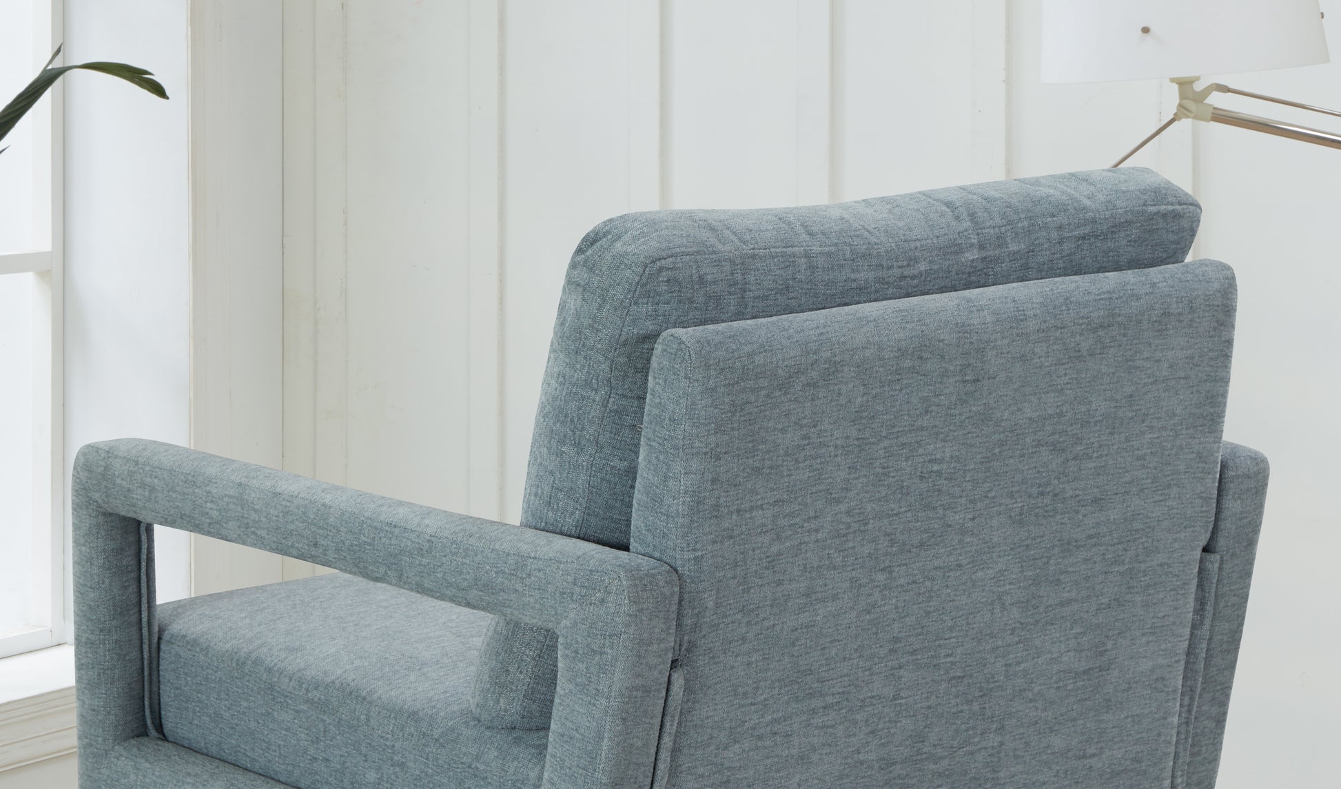 Mid Century Armchair2Pcs, Accent Chair With Wood Legs & Soft Cushion For Living Room, Bedroom, Home Office, Study, Dim Grey Grey Foam Wood Fabric