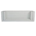3 Seater Sofa, Upholstered Tufted Coach, Velvet Sofa, Ivory White Ivory Velvet 3 Seat