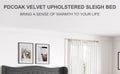 Lift Up Velvet Gray Queen Size Bed Box Spring Not Required Queen Gray Wood Light Brown Bedroom American Design Poplar Slat Beds Foam Velvet Upholstered