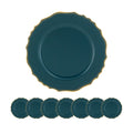 8 Pack Plastic Charger Plate, D13
