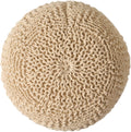 Hazel Pouf Ivory Cotton